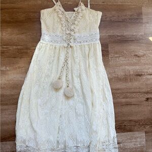 Cream Lace Dress